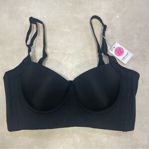 Fall sweet Black Contour Bra with Adjustable Straps and Underwire size 36 C